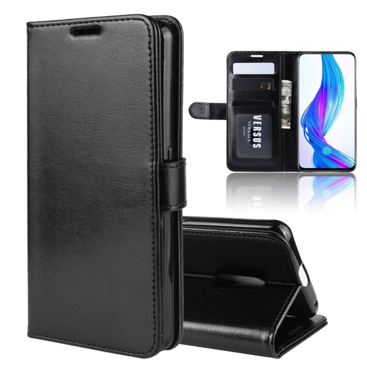 R64 Texture Single Fold Horizontal Flip Leather Case for OPPO Realme X, with Holder & Card Slots & Wallet