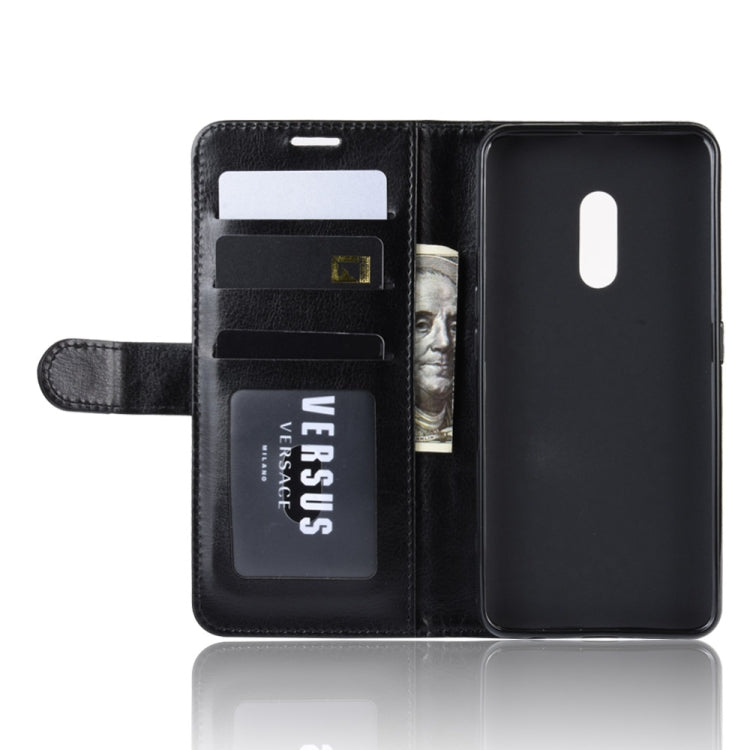 R64 Texture Single Fold Horizontal Flip Leather Case for OPPO Realme X, with Holder & Card Slots & Wallet