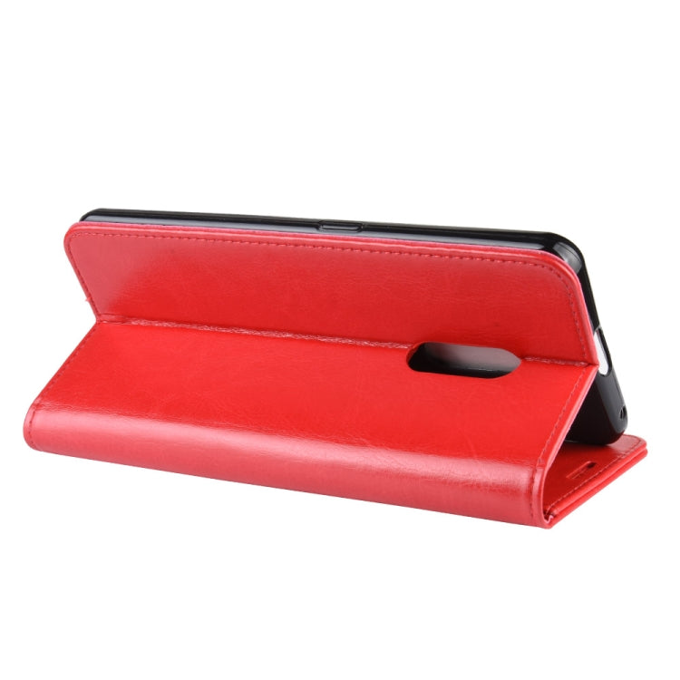 R64 Texture Single Fold Horizontal Flip Leather Case for OPPO Realme X, with Holder & Card Slots & Wallet