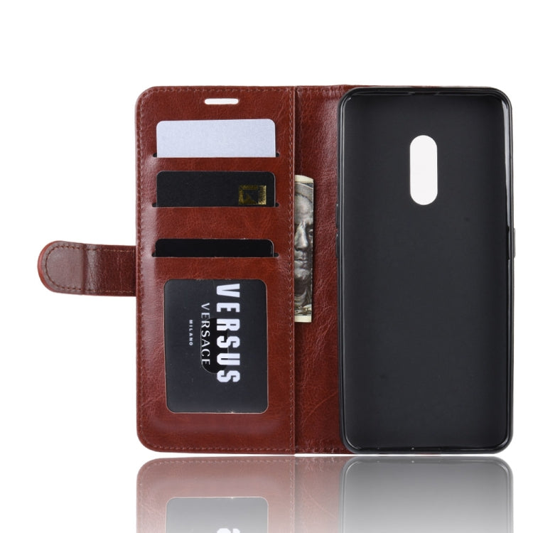 R64 Texture Single Fold Horizontal Flip Leather Case for OPPO Realme X, with Holder & Card Slots & Wallet