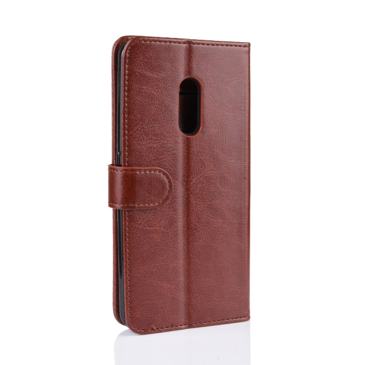 R64 Texture Single Fold Horizontal Flip Leather Case for OPPO Realme X, with Holder & Card Slots & Wallet