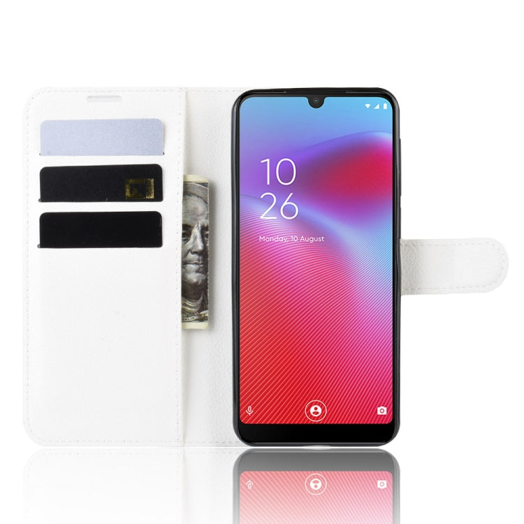 Litchi Texture Horizontal Flip Leather Case for Vodafone Smart V10 / VFD 730, with Wallet & Holder & Card Slots