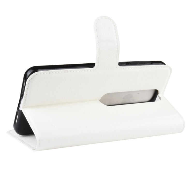 Litchi Texture Horizontal Flip Leather Case for Vodafone Smart V10 / VFD 730, with Wallet & Holder & Card Slots