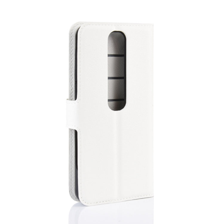 Litchi Texture Horizontal Flip Leather Case for Vodafone Smart V10 / VFD 730, with Wallet & Holder & Card Slots