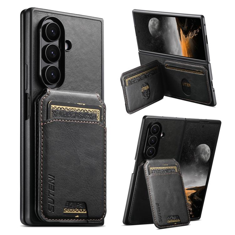 For Samsung Galaxy Z Fold5 Suteni H02 Leather Wallet Stand Back Phone Case