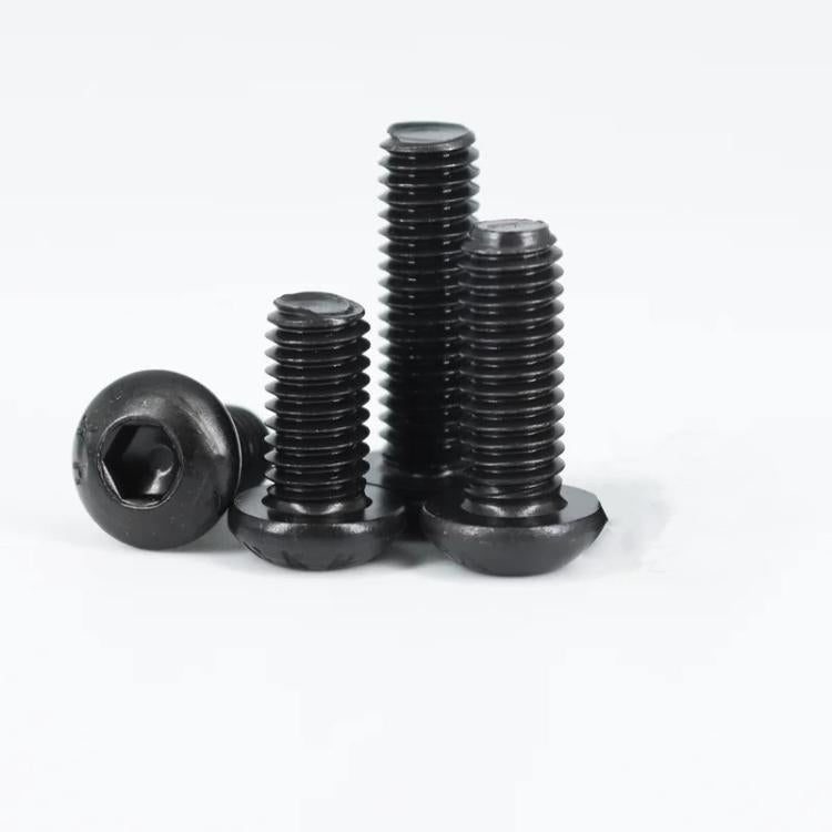 Hexagon Flat Head Bolts Nuts + Washers Alloy Steel Class 10.9, With Hexagon Wrench  - M2-M5