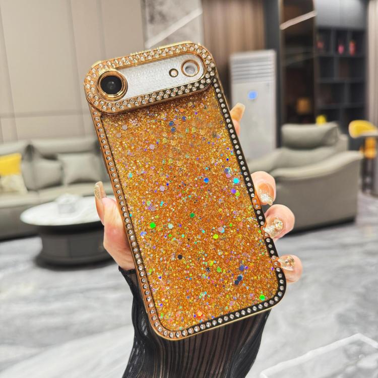 For iPhone Air Diamond Glitter Sequins TPU Phone Case