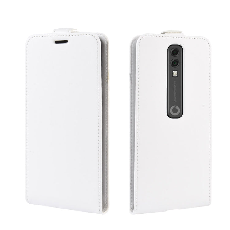 Crazy Horse Vertical Flip Leather Protective Case for Vodafone Smart V10 / VFD 730