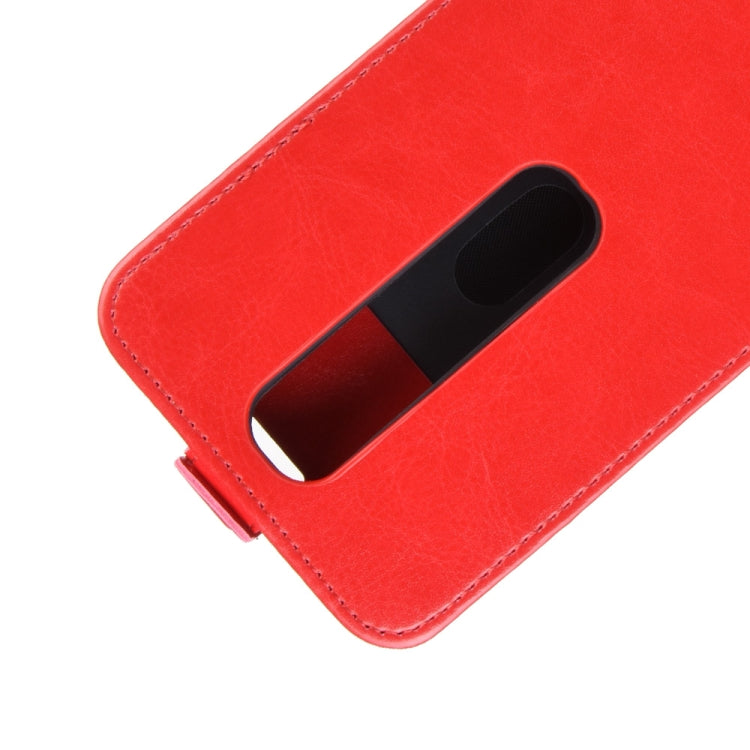 Crazy Horse Vertical Flip Leather Protective Case for Vodafone Smart V10 / VFD 730