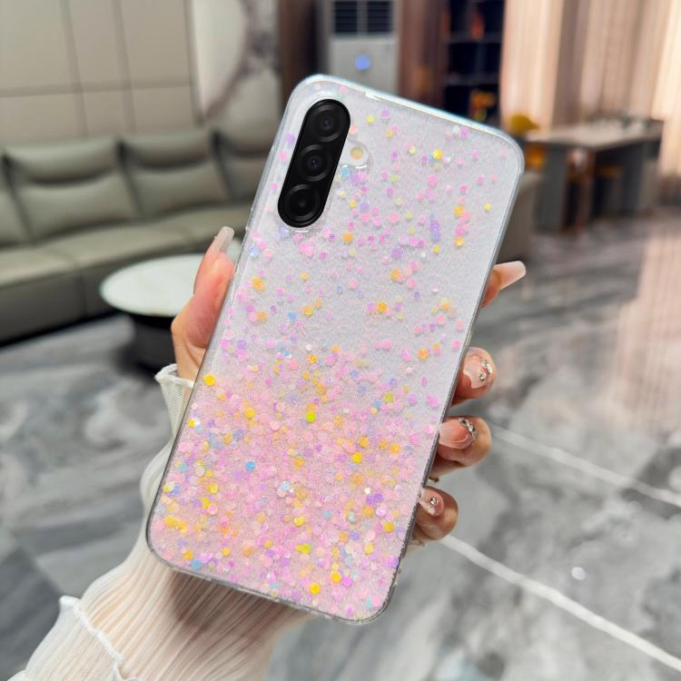 For Samsung Galaxy A36 / A56 5G Sequins Glitter Gradient Epoxy TPU Phone Case