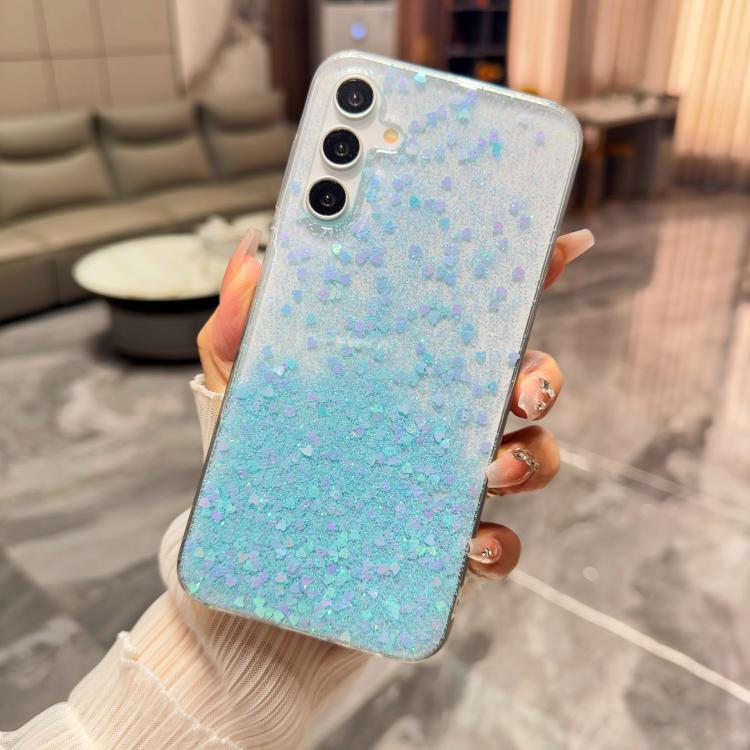 For Samsung Galaxy A13 5G Sequins Glitter Gradient Epoxy TPU Phone Case