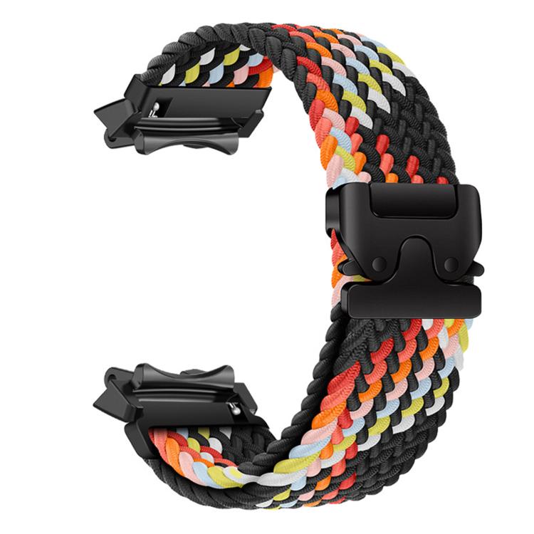 For Amazfit T-Rex 2 Parachute Buckle Elastic Nylon Braided Quick Release Watch Band