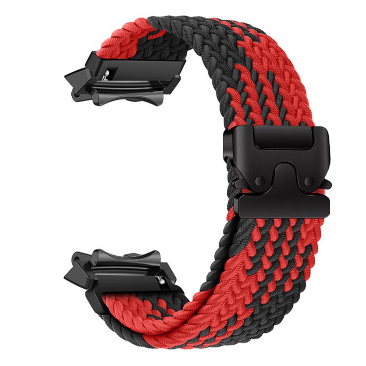 For Amazfit T-Rex 2 Parachute Buckle Elastic Nylon Braided Quick Release Watch Band