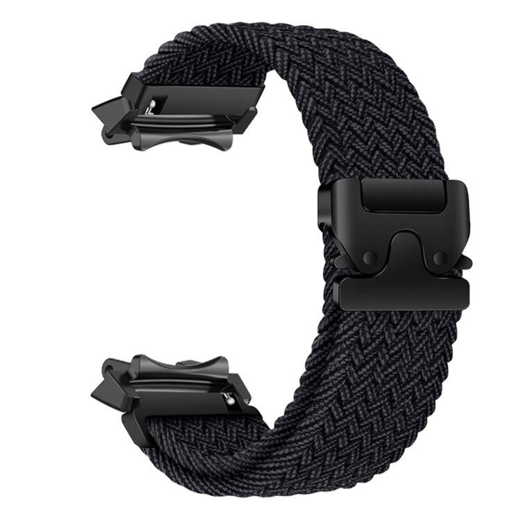 For Amazfit T-Rex 2 Parachute Buckle Elastic Nylon Braided Quick Release Watch Band