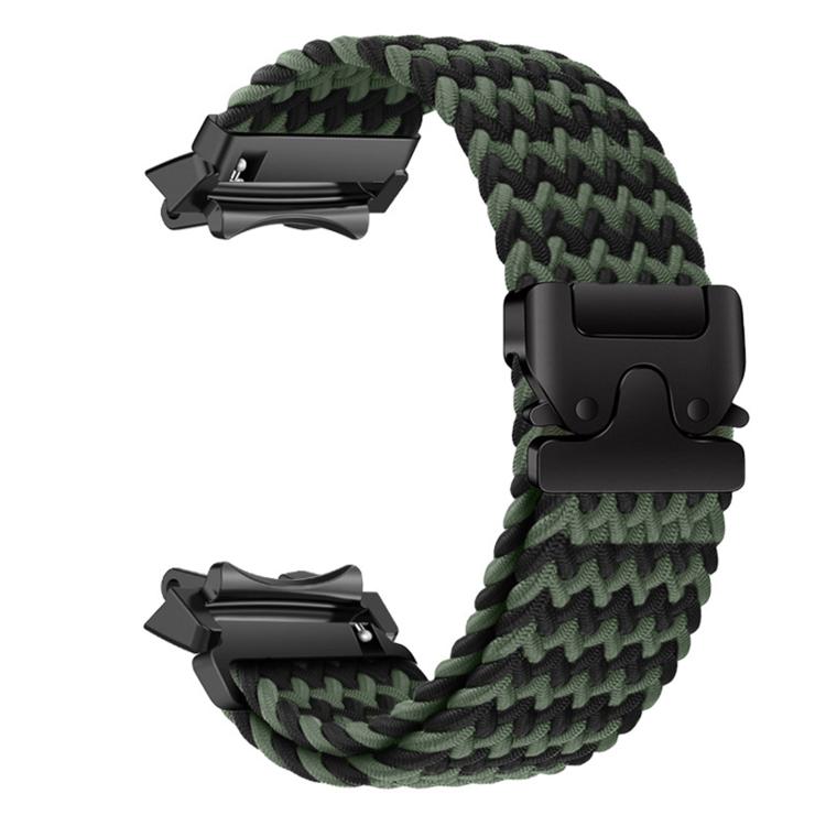 For Amazfit T-Rex 2 Parachute Buckle Elastic Nylon Braided Quick Release Watch Band