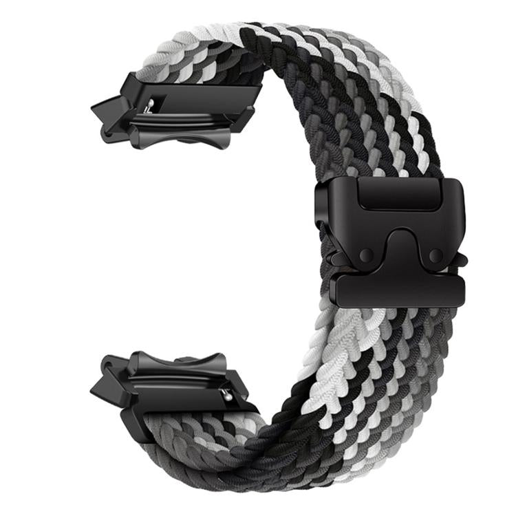 For Amazfit T-Rex 2 Parachute Buckle Elastic Nylon Braided Quick Release Watch Band