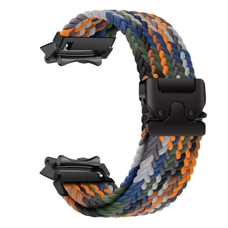 For Amazfit T-Rex 2 Parachute Buckle Elastic Nylon Braided Quick Release Watch Band
