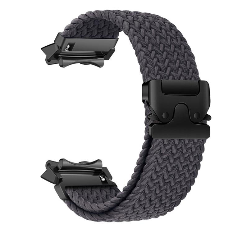 For Amazfit T-Rex 2 Parachute Buckle Elastic Nylon Braided Quick Release Watch Band