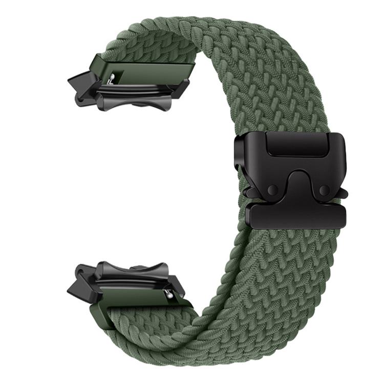 For Amazfit T-Rex 3 Parachute Buckle Elastic Nylon Braided Quick Release Watch Band