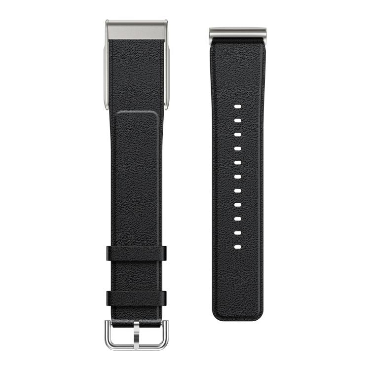 For WHOOP 5.0 Electrocardiogram Silver Pin Buckle Leather Watch Band