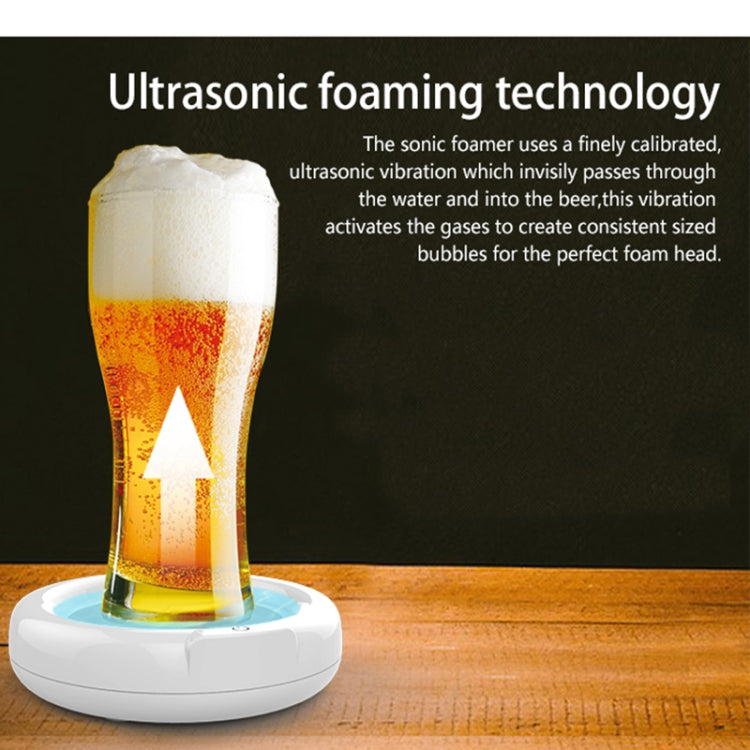 Portable creative gift shaker with ultrasonic foaming machine