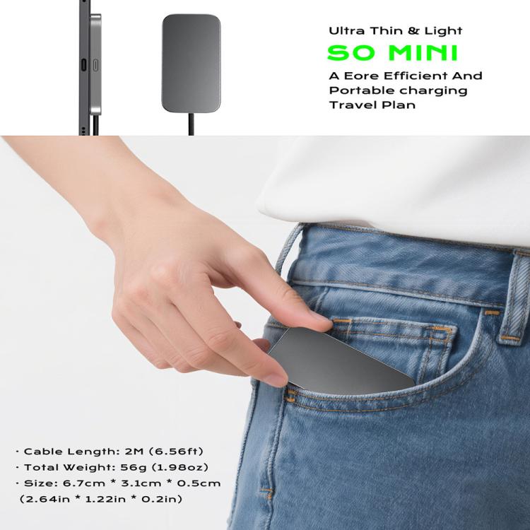 For iPad Air 11 / Air 10.9 Fast Charging Smart PIN Magnetic Charger Wireless Charging Pad with Type-C Cable