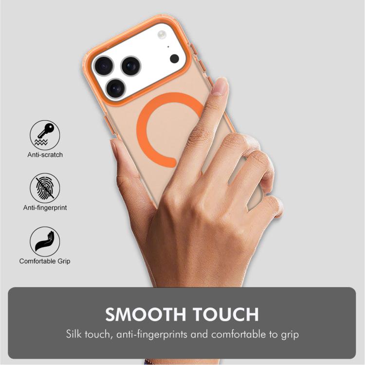 For iPhone 17 Pro Max ENKAY Hat-Prince MagSafe Candy Color Phone Case with Thick Adhesive Glass Film