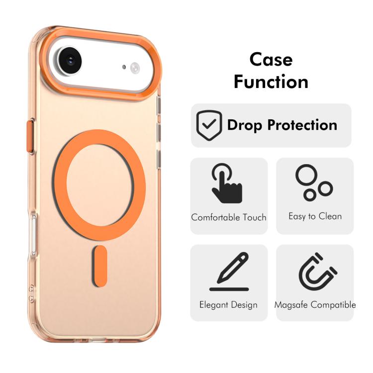 For iPhone Air ENKAY Hat-Prince MagSafe Candy Color Phone Case with Thick Adhesive Glass Film