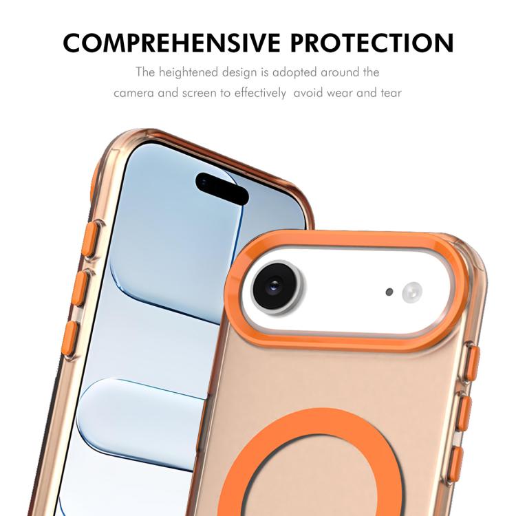 For iPhone Air ENKAY Hat-Prince MagSafe Candy Color Phone Case with Thick Adhesive Glass Film