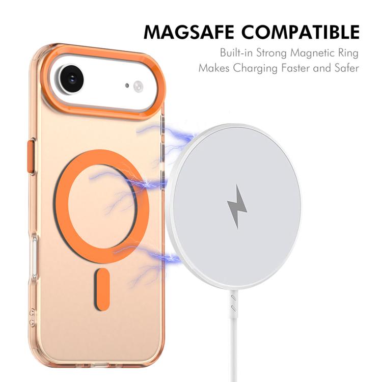 For iPhone Air ENKAY Hat-Prince MagSafe Candy Color Phone Case with Thick Adhesive Glass Film
