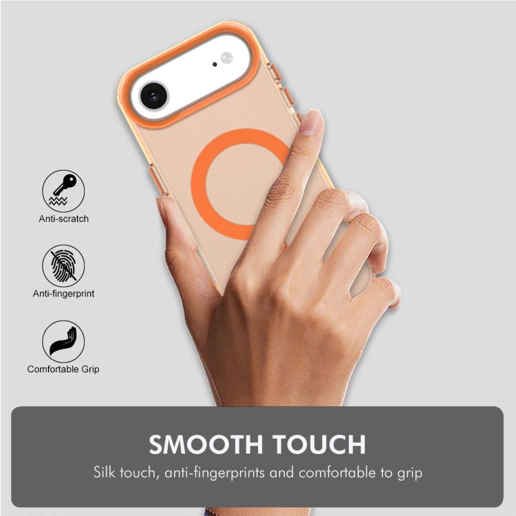 For iPhone Air ENKAY Hat-Prince MagSafe Candy Color Phone Case with Thick Adhesive Glass Film