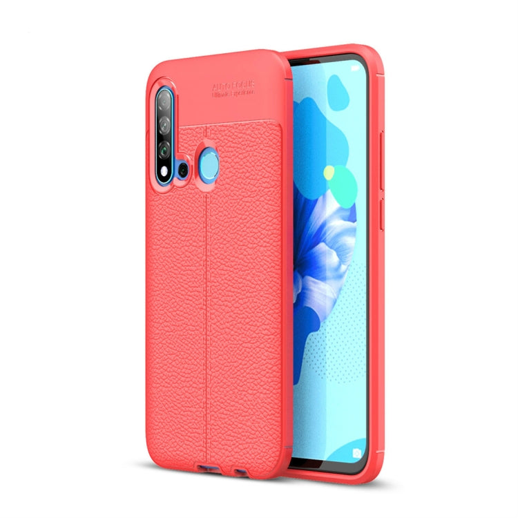 Litchi Texture TPU Shockproof Case for Huawei Nova5i / P20 Lite 2019