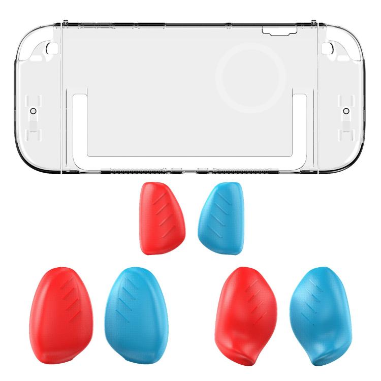 For Nintendo Switch 2 Split-style Console Protective Case with Three Sets of Interchangeable Grips  - Large, Medium, Small