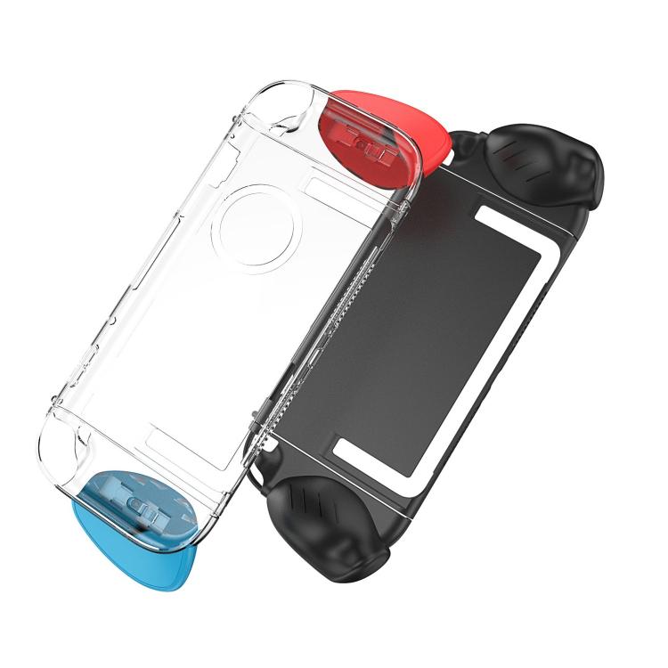 For Nintendo Switch 2 Split-style Console Protective Case with Three Sets of Interchangeable Grips  - Large, Medium, Small