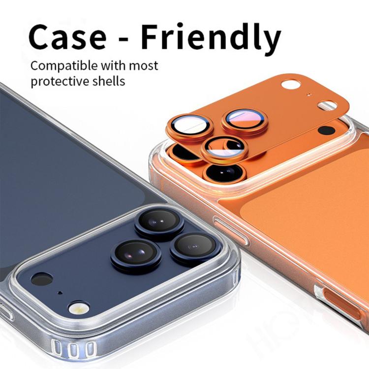 For iPhone 17 Pro Kalebol Armor Full-Coverage Metal Lens Ring Protector Film