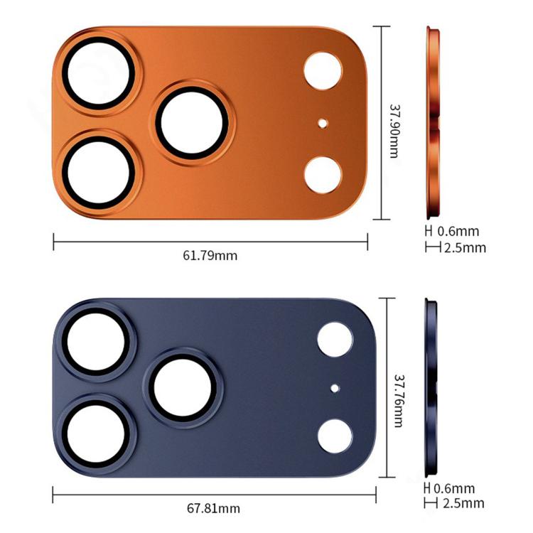 For iPhone 17 Pro Kalebol Armor Full-Coverage Metal Lens Ring Protector Film