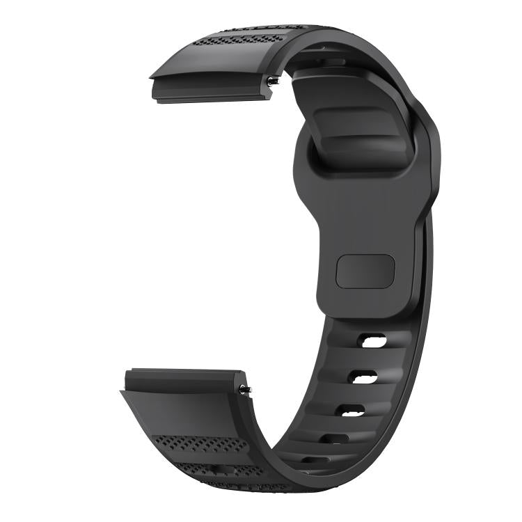 For Huawei Watch GT 6 Pro Reverse Buckle Grained Sports Silicone Watch Band