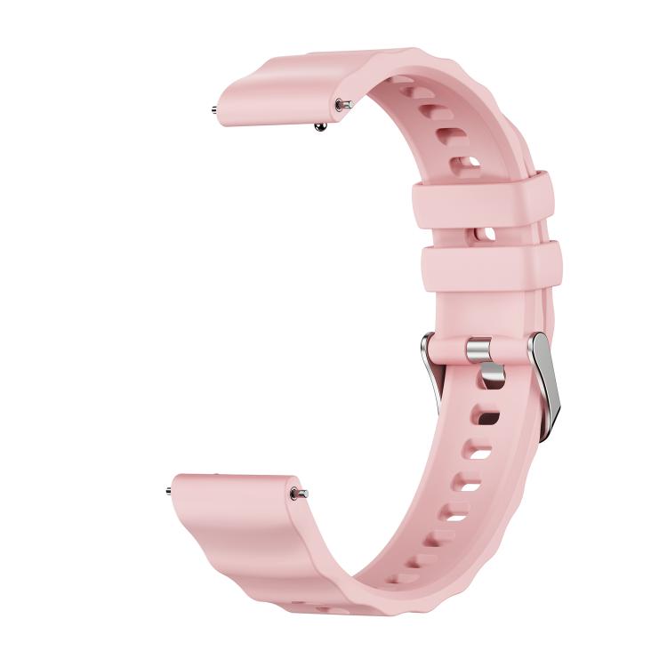 For Huawei Watch GT 6 41mm Quick Release Spring Bar Silver Buckle Solid Color Silicone Watch Band