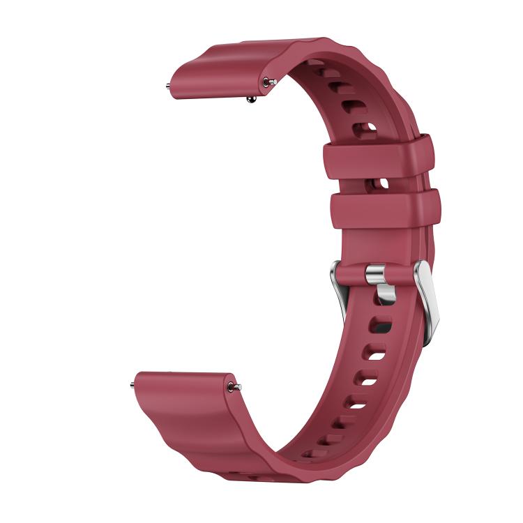 For Huawei Watch GT 6 41mm Quick Release Spring Bar Silver Buckle Solid Color Silicone Watch Band