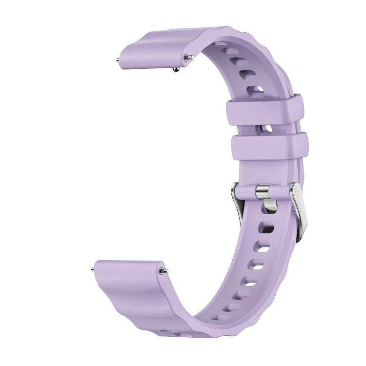 For Huawei Watch GT 6 41mm Quick Release Spring Bar Silver Buckle Solid Color Silicone Watch Band