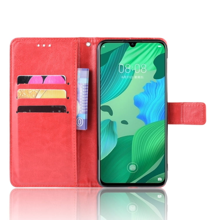 Retro Crazy Horse Texture Horizontal Flip Leather Case for Huawei Nova 5 /Nova 5 Pro , with Holder & Card Slots & Photo Frame