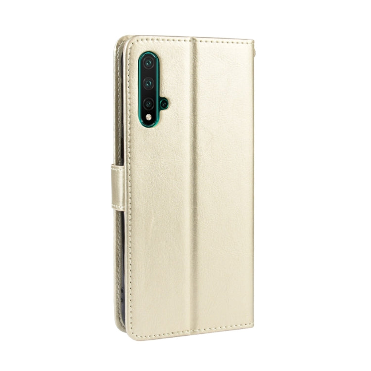Retro Crazy Horse Texture Horizontal Flip Leather Case for Huawei Nova 5 /Nova 5 Pro , with Holder & Card Slots & Photo Frame