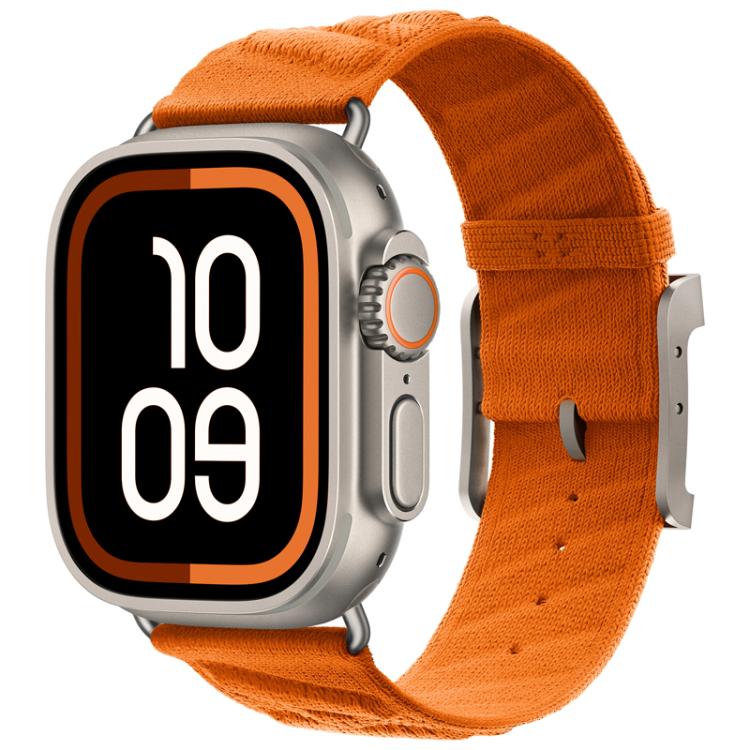 For Apple Watch 42mm / 41mm / 40mm / 38mm Style H Twill Nylon Watch Band
