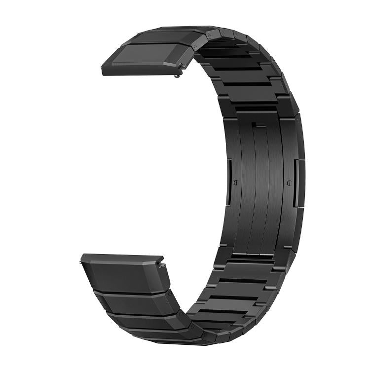 For Huawei Watch GT 6 46mm One Bead Folding Buckle Titanium Alloy Watch Band