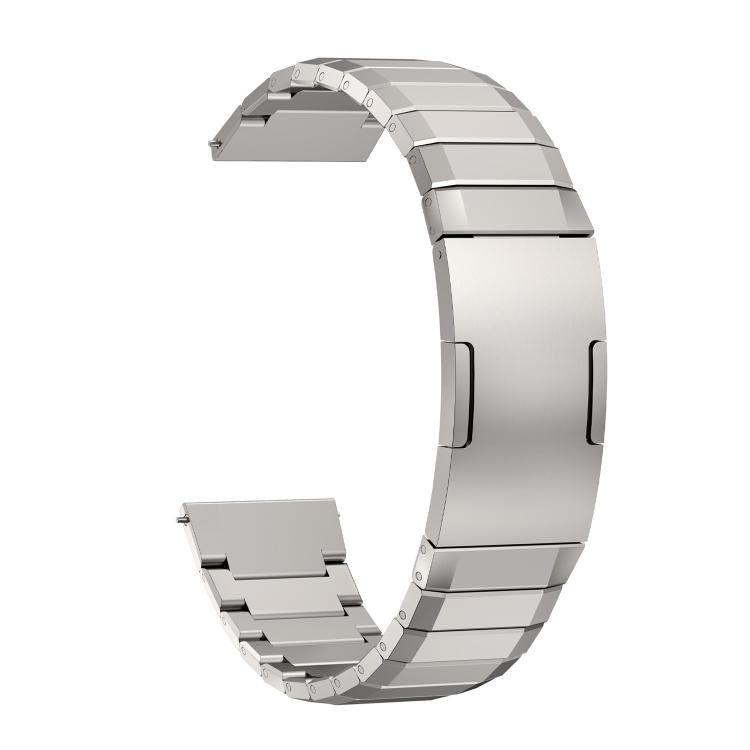 For Huawei Watch GT 6 46mm One Bead Folding Buckle Titanium Alloy Watch Band