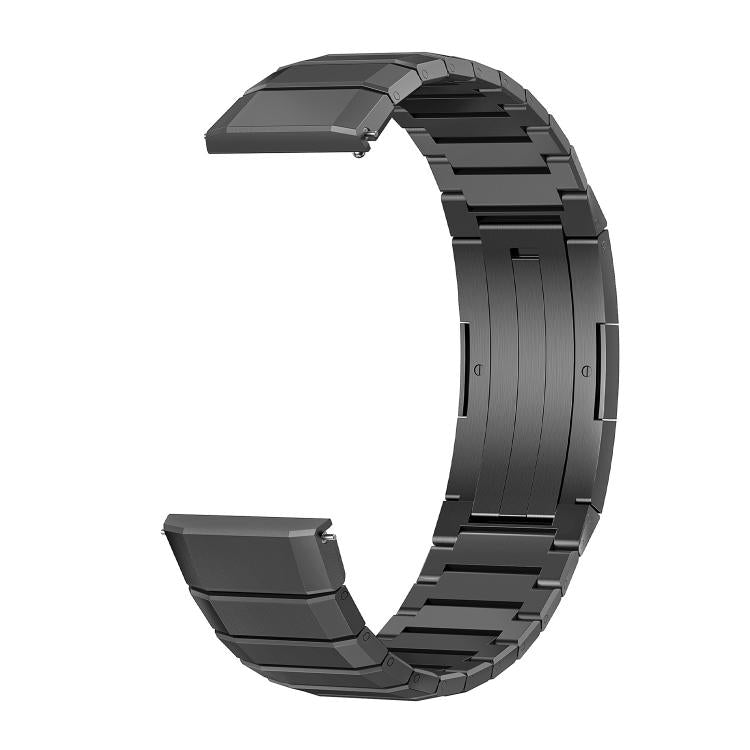For Huawei Watch GT 6 46mm One Bead Folding Buckle Titanium Alloy Watch Band