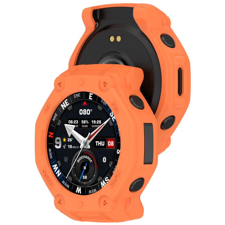 For Amazfit T-Rex 3 Pro 48mm Hollow Armor Half Coverage TPU Watch Protective Cover