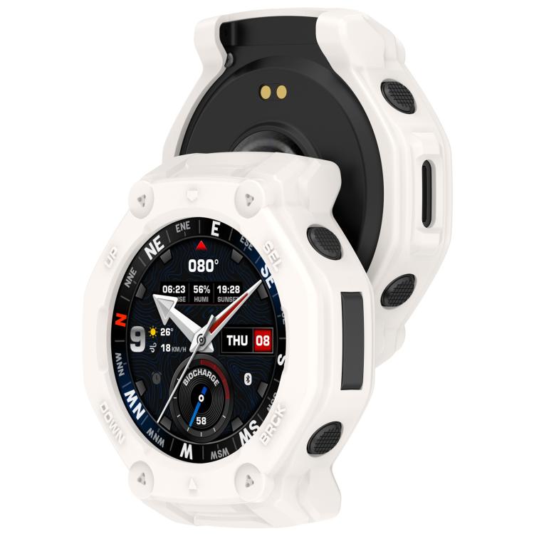 For Amazfit T-Rex 3 Pro 48mm Hollow Armor Half Coverage TPU Watch Protective Cover