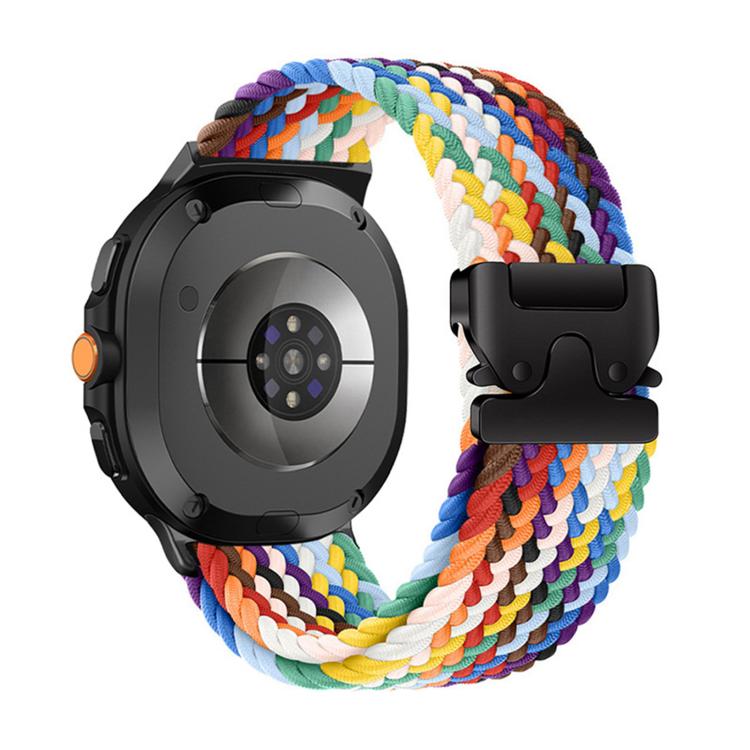 For Samsung Galaxy Watch8 / Watch8 Classic Parachute Buckle Elastic Nylon Braided Watch Band