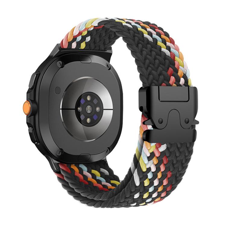 For Samsung Galaxy Watch8 / Watch8 Classic Parachute Buckle Elastic Nylon Braided Watch Band